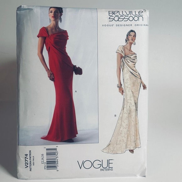 Vogue Patterns Other - Vogue Patterns V2774 Misses 12-16 Uncut Factory Folded